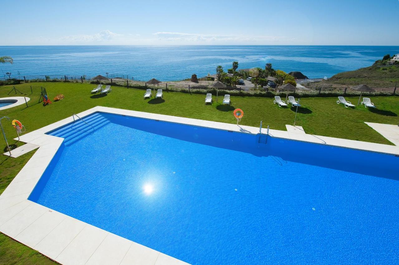 Apartamento 1 Dormitorio Vista Mar Lateral Torrox Kültér fotó